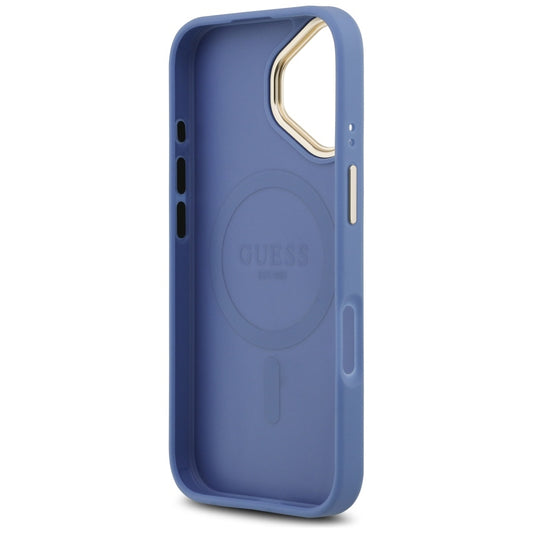 MagSafe ovitek za Apple iPhone 17, Guess, 4G Classic, Modra