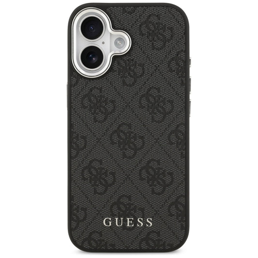 MagSafe ovitek za Apple iPhone 17, Guess, 4G Classic Logo, črn