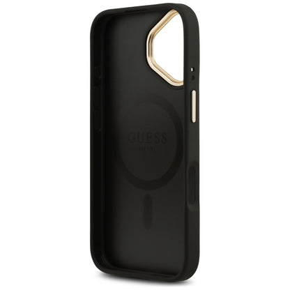 MagSafe ovitek za Apple iPhone 17, Guess, 4G Classic, črn