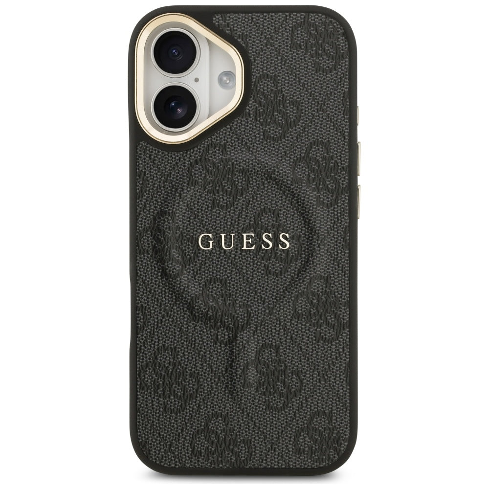 MagSafe ovitek za Apple iPhone 17, Guess, 4G Classic, črn
