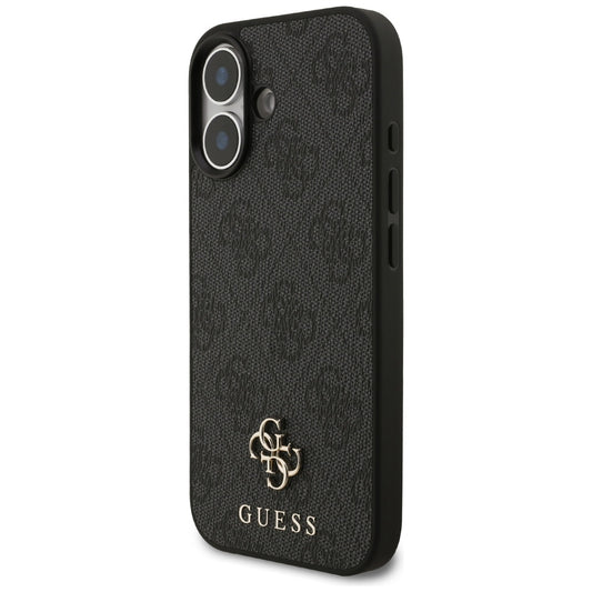 Ovitek MagSafe za Apple iPhone 17, Guess, 4G Small and Classic Logo, črn