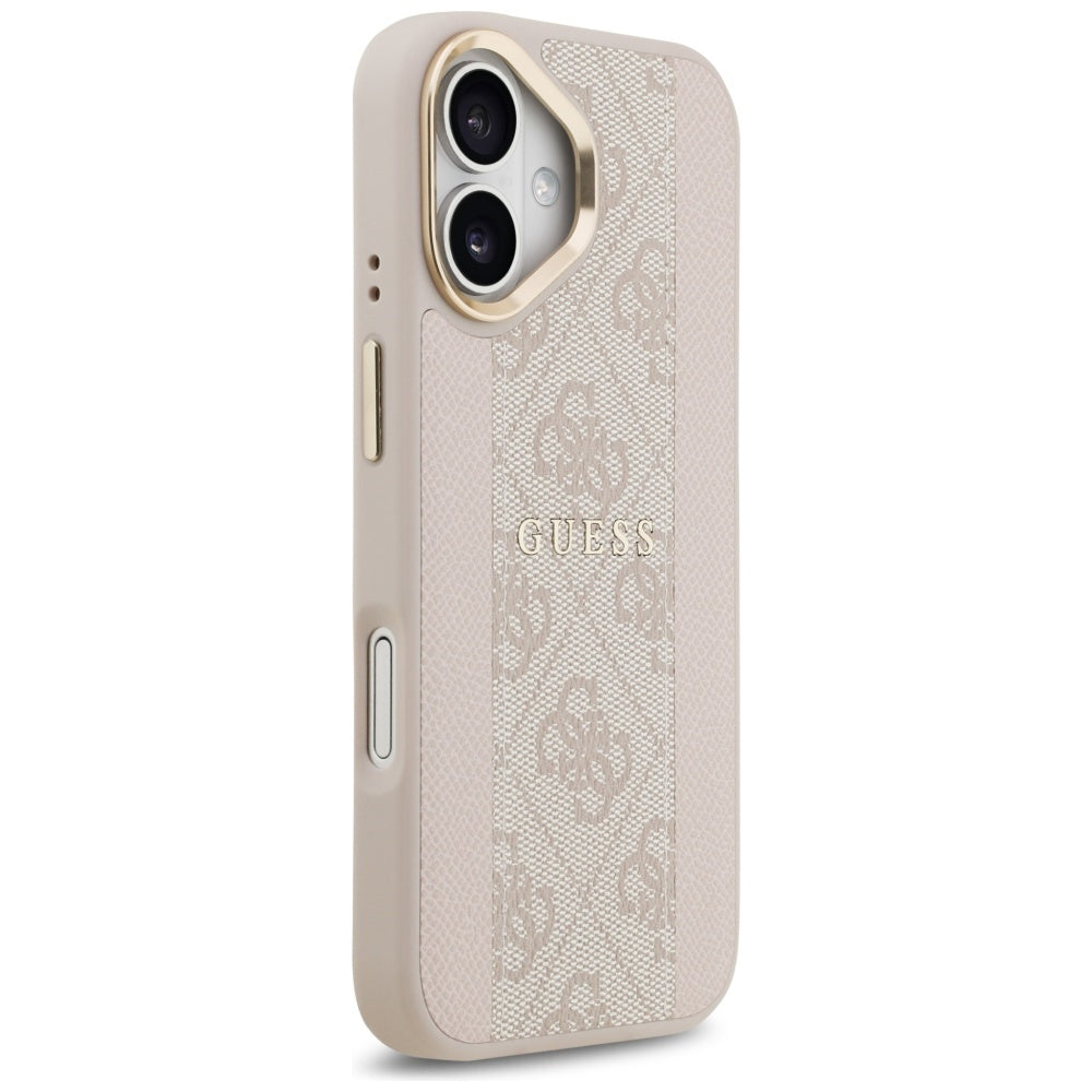 MagSafe ovitek za Apple iPhone 17, Guess, 4G Stripe, Roza