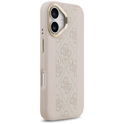 MagSafe ovitek za Apple iPhone 17, Guess, 4G Stripe, Roza