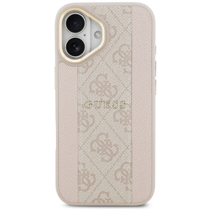 MagSafe ovitek za Apple iPhone 17, Guess, 4G Stripe, Roza