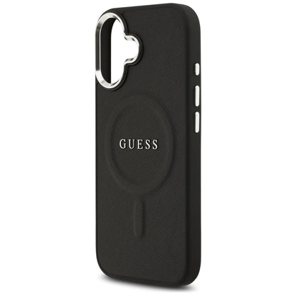 Ovitek MagSafe za Apple iPhone 17, Guess, Classic Logo, Črn