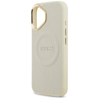 Ovitek MagSafe za Apple iPhone 17, Guess, Peony Hot Stamp, Bež