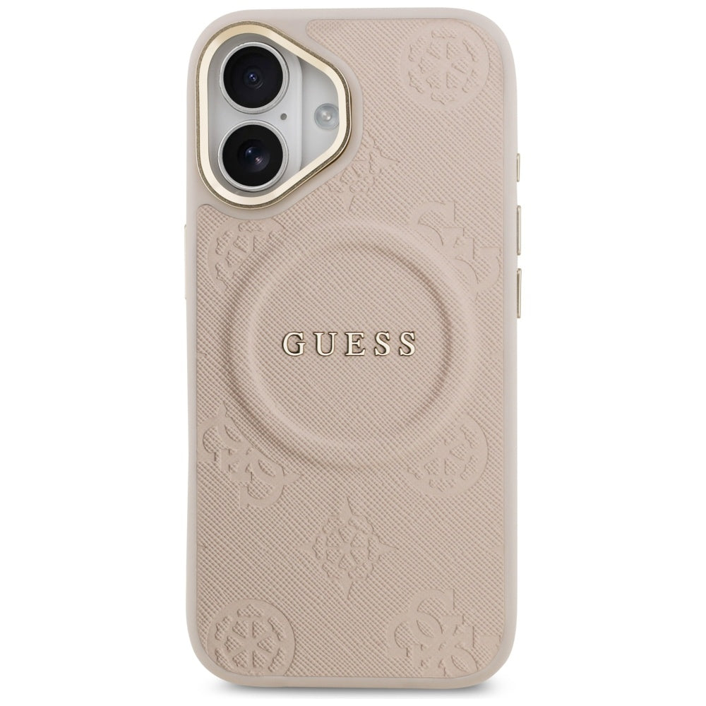 MagSafe ovitek za Apple iPhone 17, Guess, Peony Hot Stamp, Roza
