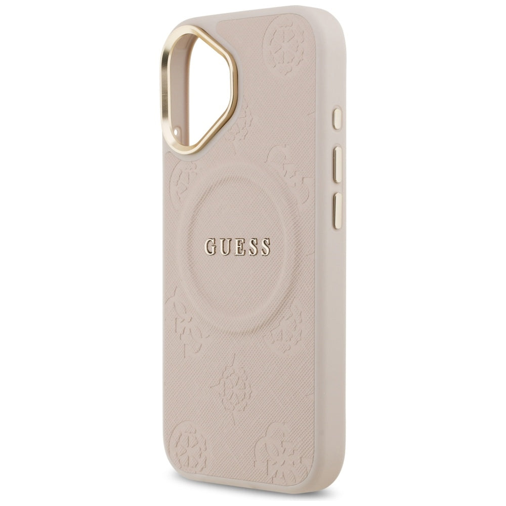 MagSafe ovitek za Apple iPhone 17, Guess, Peony Hot Stamp, Roza