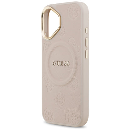MagSafe ovitek za Apple iPhone 17, Guess, Peony Hot Stamp, Roza