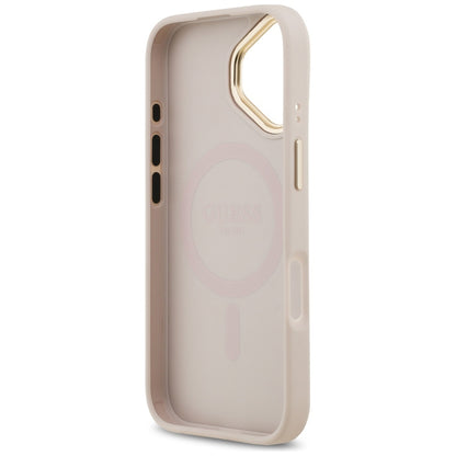 MagSafe ovitek za Apple iPhone 17, Guess, Peony Hot Stamp, Roza
