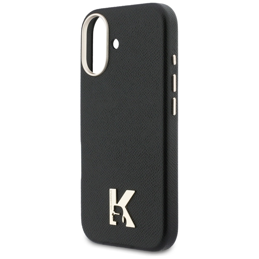 Ovitek MagSafe za Apple iPhone 17, Karl Lagerfeld, Karl Head Logo, črn