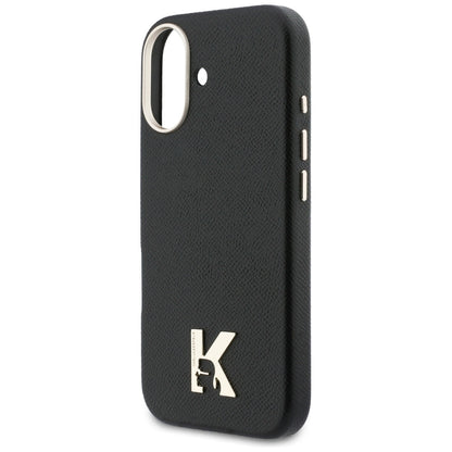 Ovitek MagSafe za Apple iPhone 17, Karl Lagerfeld, Karl Head Logo, črn