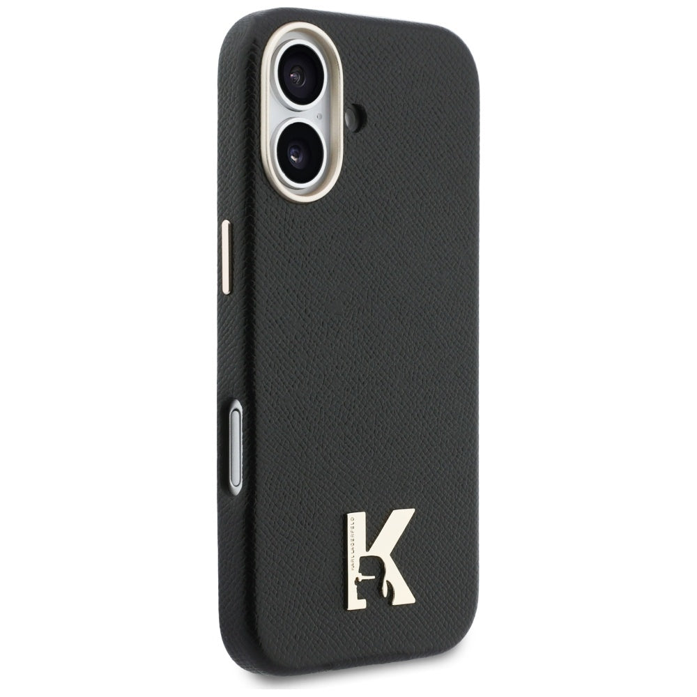 Ovitek MagSafe za Apple iPhone 17, Karl Lagerfeld, Karl Head Logo, črn