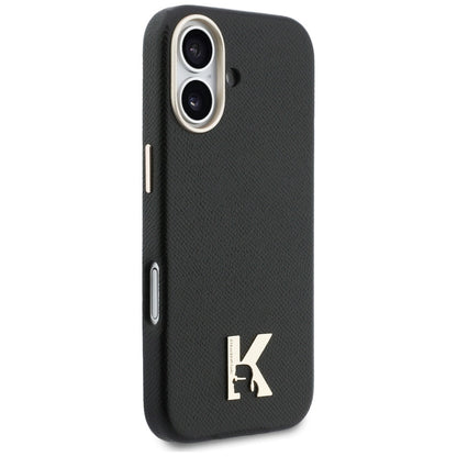 Ovitek MagSafe za Apple iPhone 17, Karl Lagerfeld, Karl Head Logo, črn