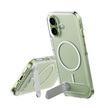 Ovitek MagSafe za Apple iPhone 17, PanzerGlass, s funkcijo stojala, prozoren