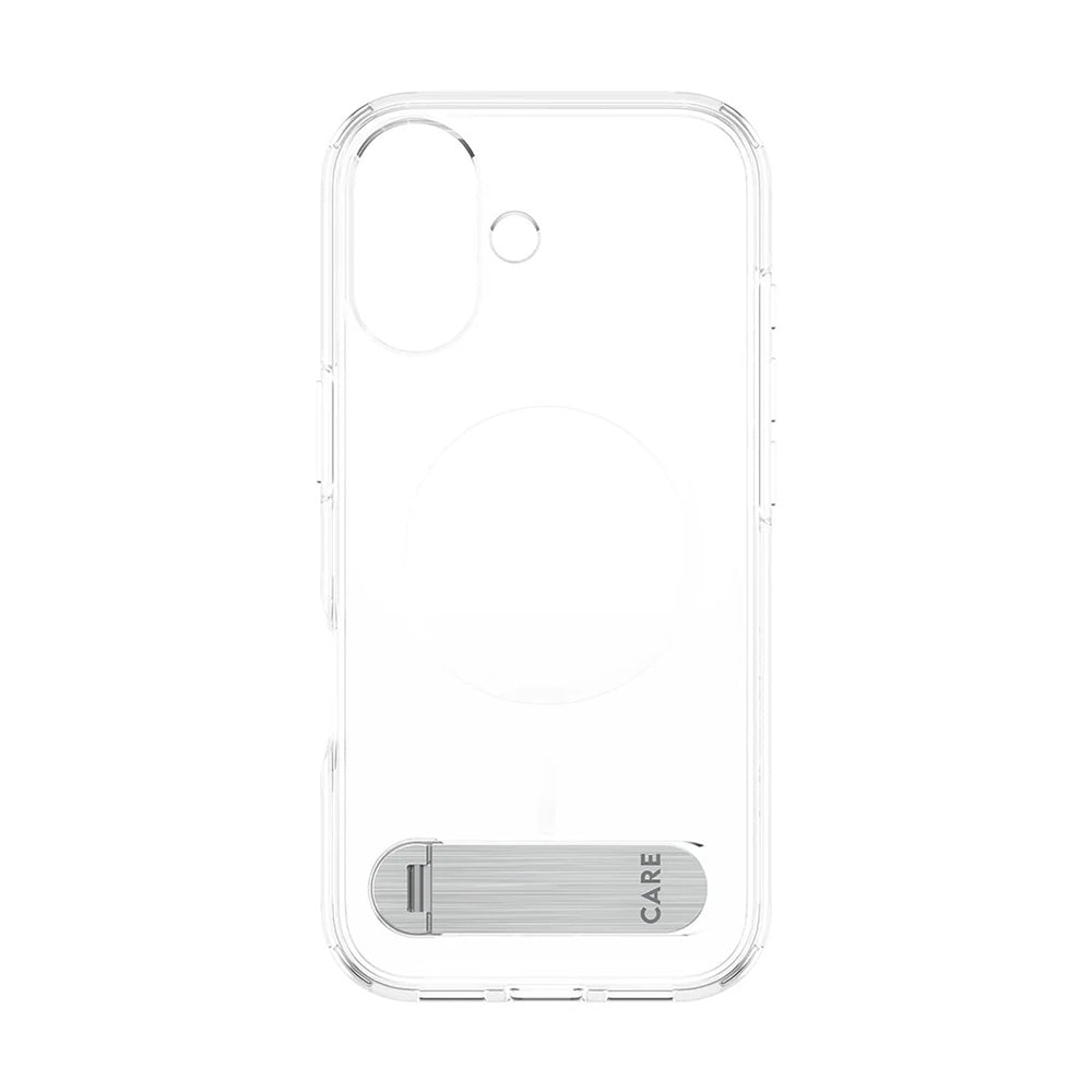 Ovitek MagSafe za Apple iPhone 17, PanzerGlass, s funkcijo stojala, prozoren