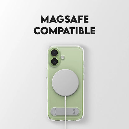 Ovitek MagSafe za Apple iPhone 17, PanzerGlass, s funkcijo stojala, prozoren