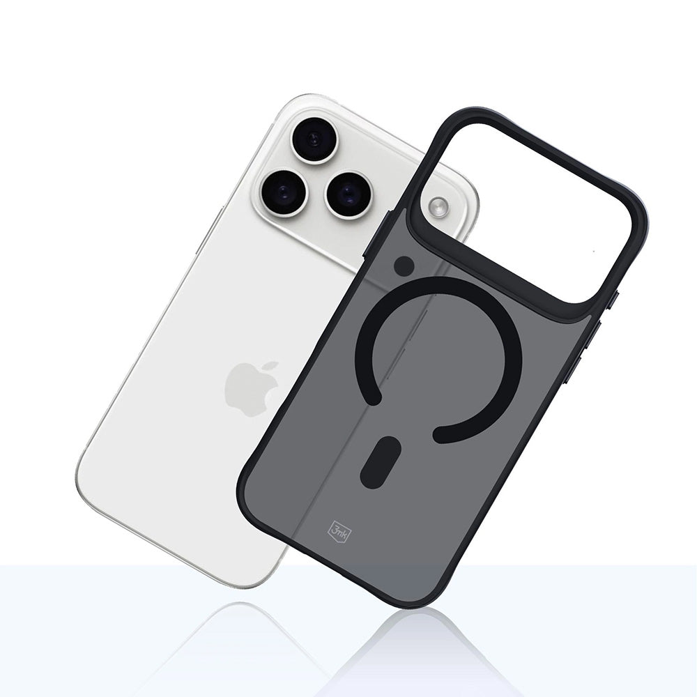 MagSafe Case for Apple iPhone 17 Pro, 3MK, Smoke MagCase, Black