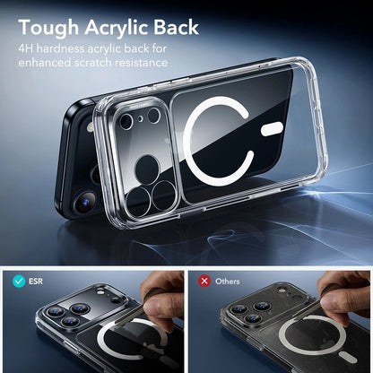 Ovitek MagSafe za Apple iPhone 17 Pro, ESR, Classic Hybrid s zaščitnikom zaslona, Prozoren