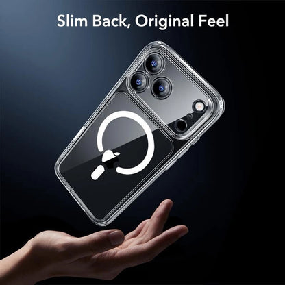 Ovitek MagSafe za Apple iPhone 17 Pro, ESR, Classic Hybrid s zaščitnikom zaslona, Prozoren