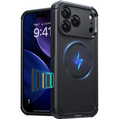Ovitek MagSafe za Apple iPhone 17 Pro, ESR, Cyber, Črn