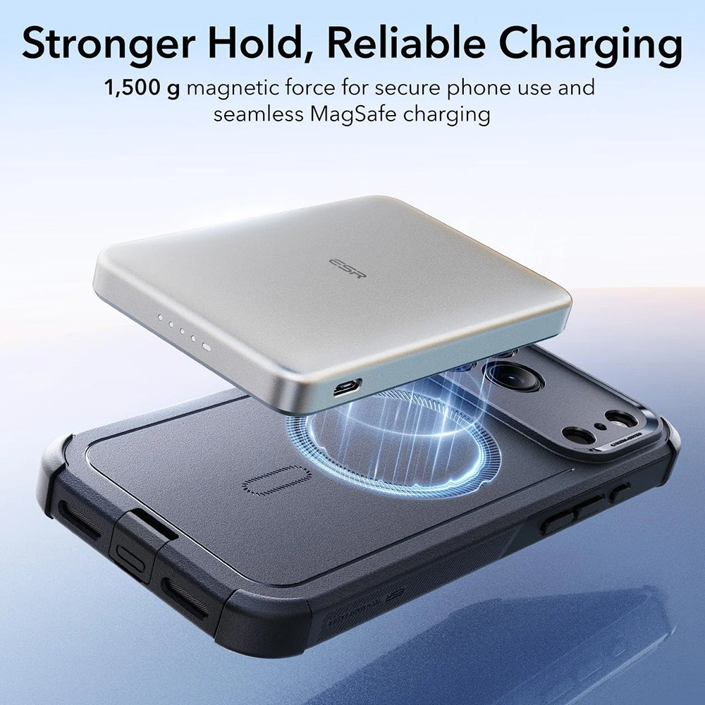 Ovitek MagSafe za Apple iPhone 17 Pro, ESR, Cyber, Črn