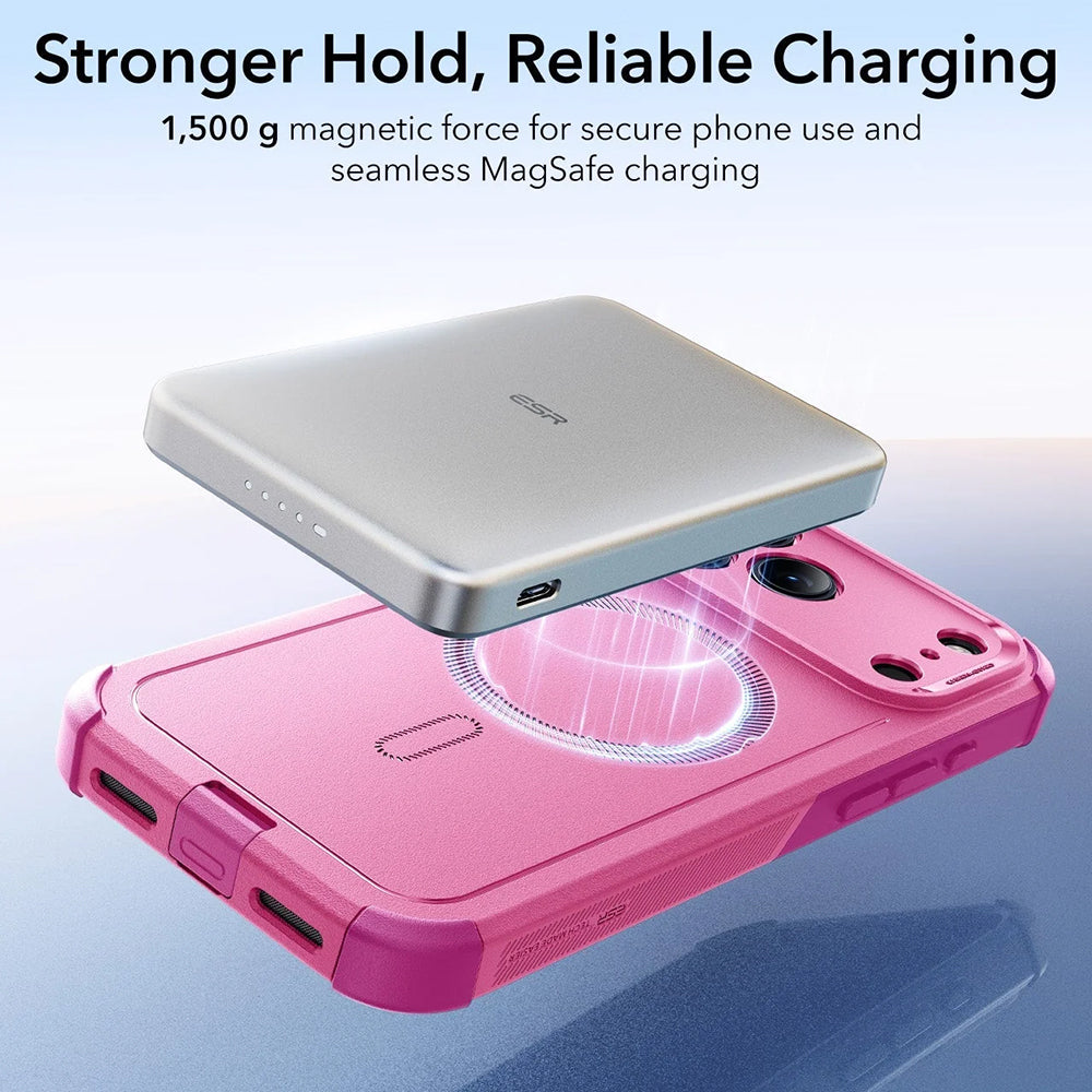 MagSafe ovitek za Apple iPhone 17 Pro, ESR, Cyber, Roza