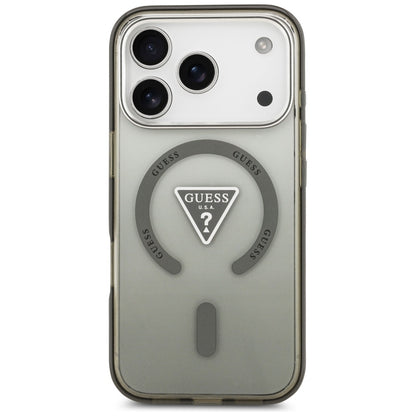 Ovitek MagSafe za Apple iPhone 17 Pro, Guess, IML Gradient Triangle Logo, Kaki