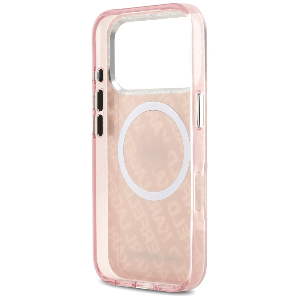 Ovitek MagSafe za Apple iPhone 17 Pro, Karl Lagerfeld, IML Choupette`s Head, Roza