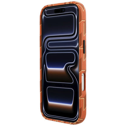 Ovitek MagSafe za Apple iPhone 17 Pro, Karl Lagerfeld, KL Monogram Logo, Oranžen