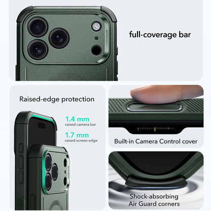 Ovitek MagSafe za Apple iPhone 17 Pro Max, ESR, Cyber, Zelen