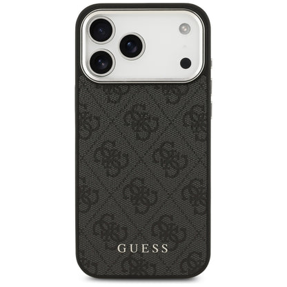 MagSafe Case for Apple iPhone 17 Pro Max, Guess, 4G Classic Logo, Black