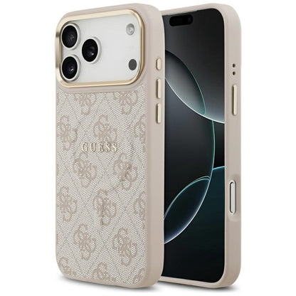 MagSafe ovitek za Apple iPhone 17 Pro Max, Guess, 4G Classic, Roza