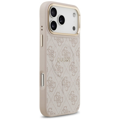 MagSafe ovitek za Apple iPhone 17 Pro Max, Guess, 4G Classic, Roza