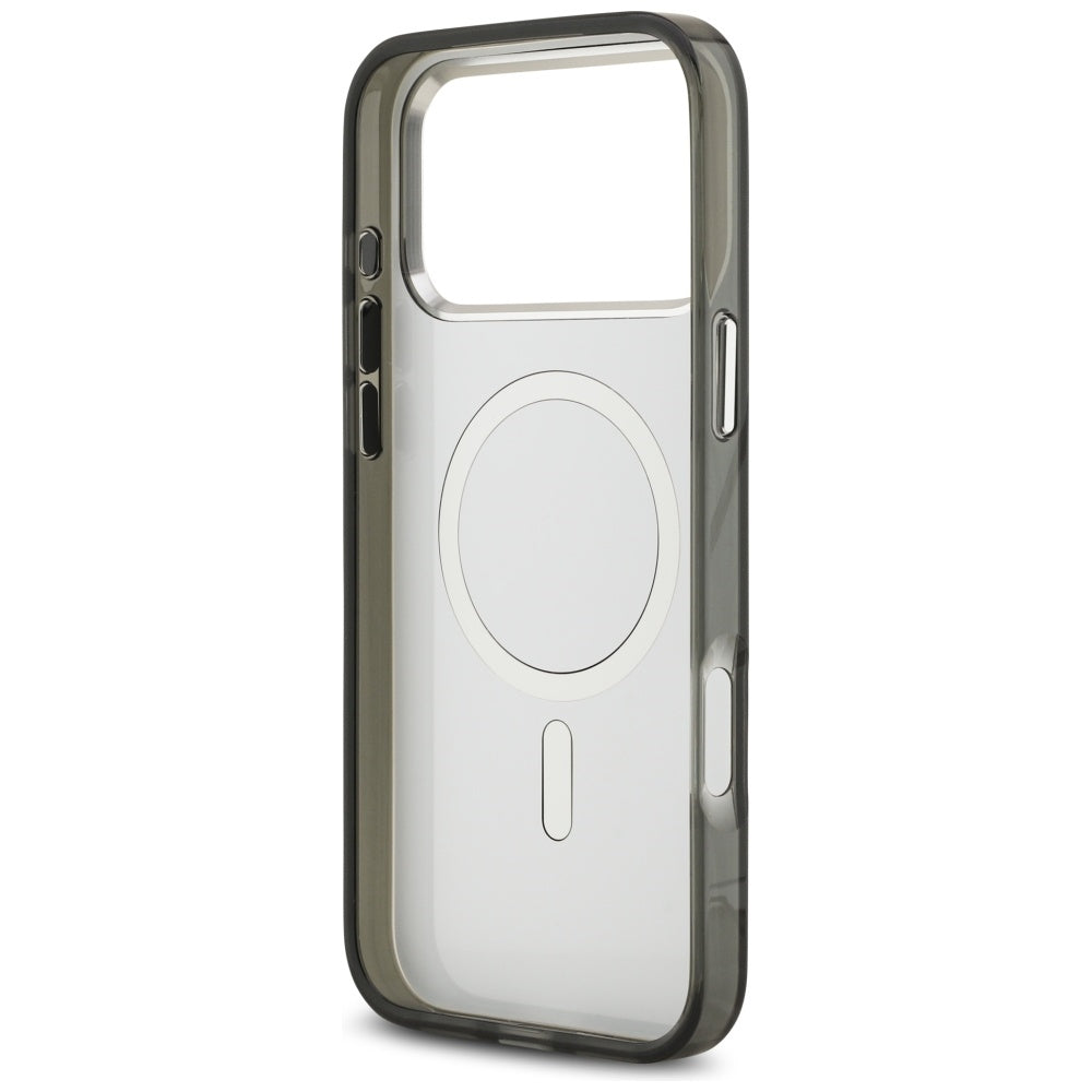 Ovitek MagSafe za Apple iPhone 17 Pro Max, Karl Lagerfeld, IML Aquarelle Logo Karl & Choupette, Črn