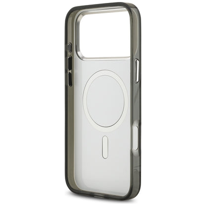 Ovitek MagSafe za Apple iPhone 17 Pro Max, Karl Lagerfeld, IML Aquarelle Logo Karl & Choupette, Črn