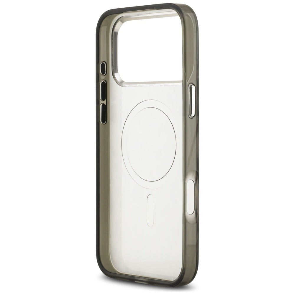 Ovitek MagSafe za Apple iPhone 17 Pro Max, Karl Lagerfeld, IML Leopard vzorec, rjava