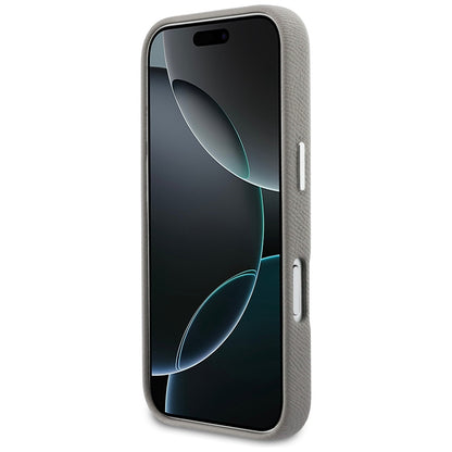 MagSafe Case for Apple iPhone 17 Pro Max, Karl Lagerfeld, Saffiano Karl & Choupette Pins, Grey