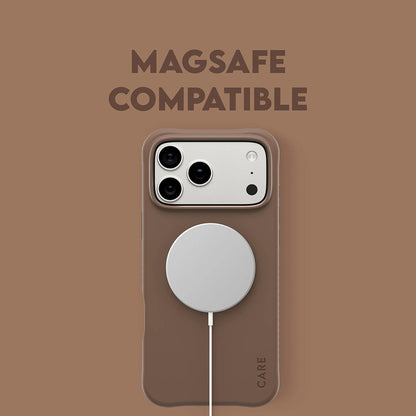 Ovitek MagSafe za Apple iPhone 17 Pro Max, PanzerGlass, Modno Oskrbovan, Rjav