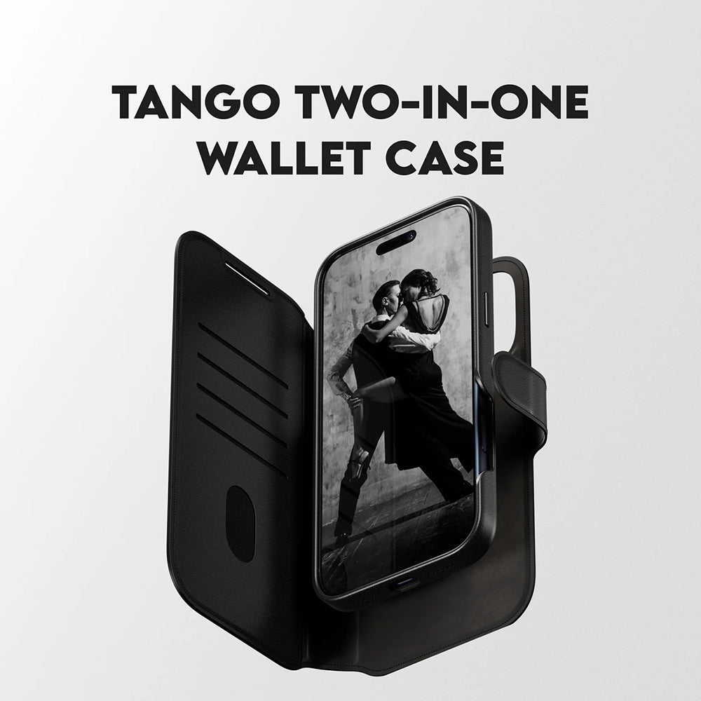 Ovitek MagSafe za Apple iPhone 17 Pro Max, PanzerGlass, Care Feature Tango Two-in-One, Črn