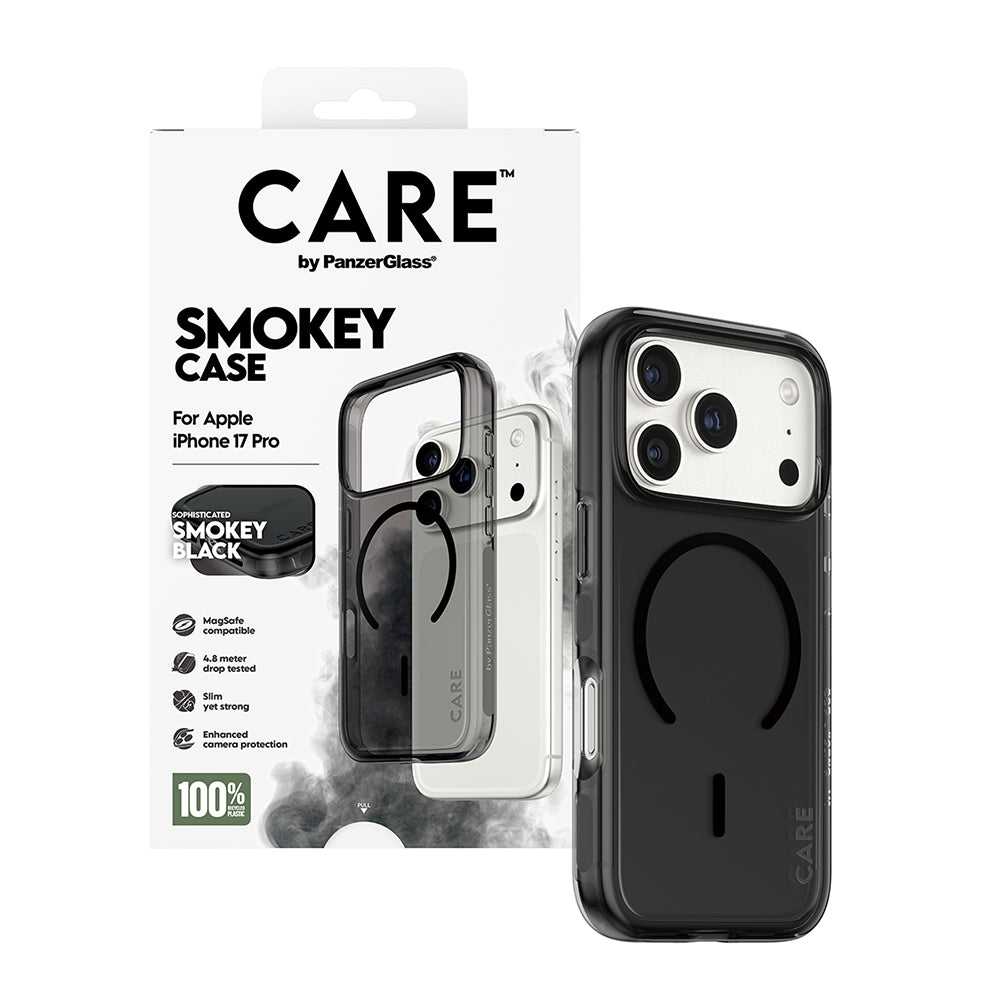 Ovitek MagSafe za Apple iPhone 17 Pro Max, PanzerGlass, Care Urban Explorer, Črn
