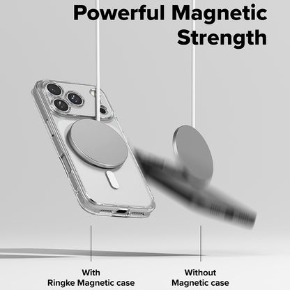 Ovitek MagSafe za Apple iPhone 17 Pro Max, Ringke, Fusion, Prozoren