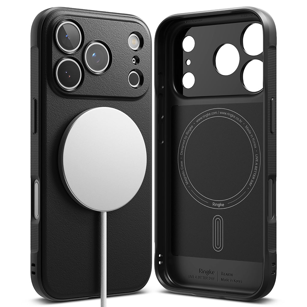 Ovitek MagSafe za Apple iPhone 17 Pro Max, Ringke, Onyx, Črn