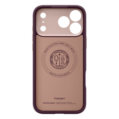 Ovitek MagSafe za Apple iPhone 17 Pro Max, Spigen, Caseology Nano Pop, Višnjeva