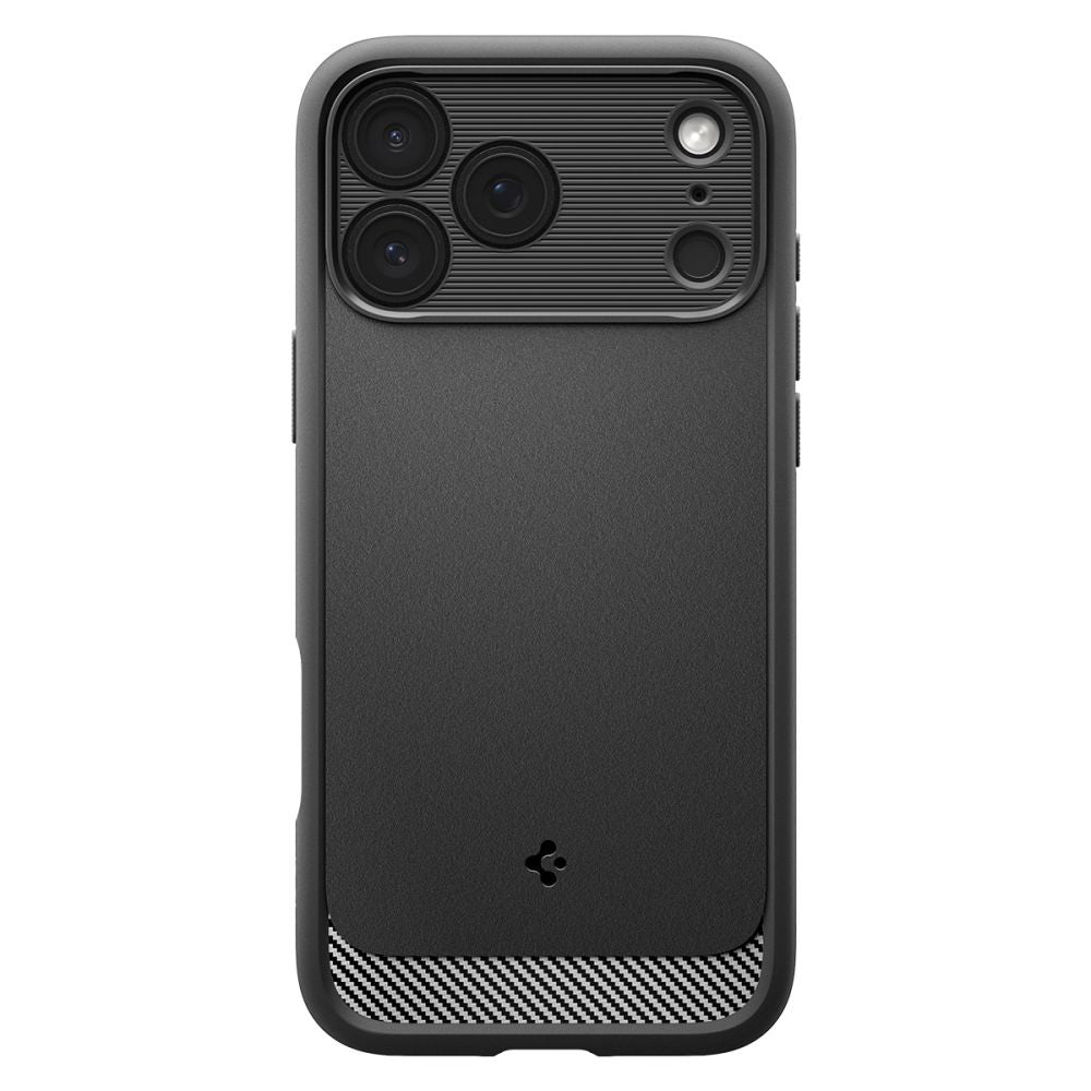 Ovitek MagSafe za Apple iPhone 17 Pro Max, Spigen, Rugged Armor, Mat Črna