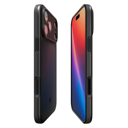 Ovitek MagSafe za Apple iPhone 17 Pro Max, Spigen, Thin Fit, Črn