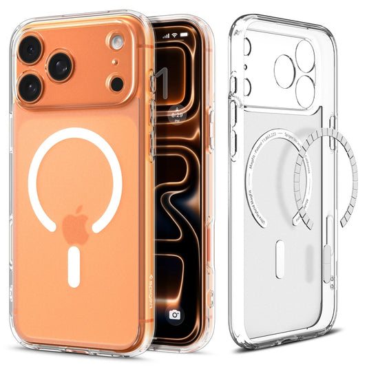 Ovitek MagSafe za Apple iPhone 17 Pro Max, Spigen, Ultra Hybrid, Satenasto Bela