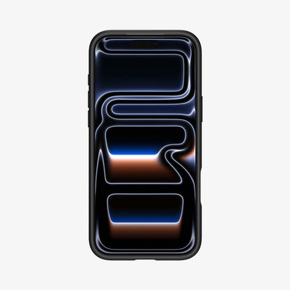 Ovitek MagSafe za Apple iPhone 17 Pro Max, Spigen, Ultra Hybrid, Črno Oranžen Saten