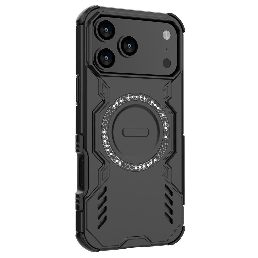 Ovitek MagSafe za Apple iPhone 17 Pro Max, Techsuit, ArmorMag, Črn