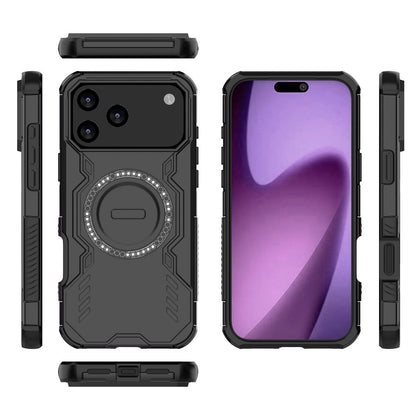 Ovitek MagSafe za Apple iPhone 17 Pro Max, Techsuit, ArmorMag, Črn